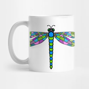 COLORFUL Dragonfly Wings - Dragonfly Art Mug